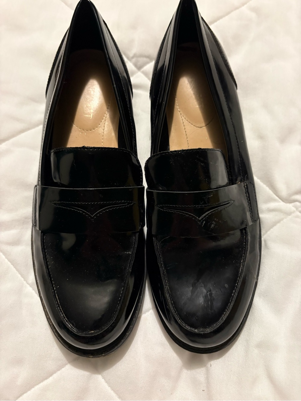 Nine West Black Patent Loafers
